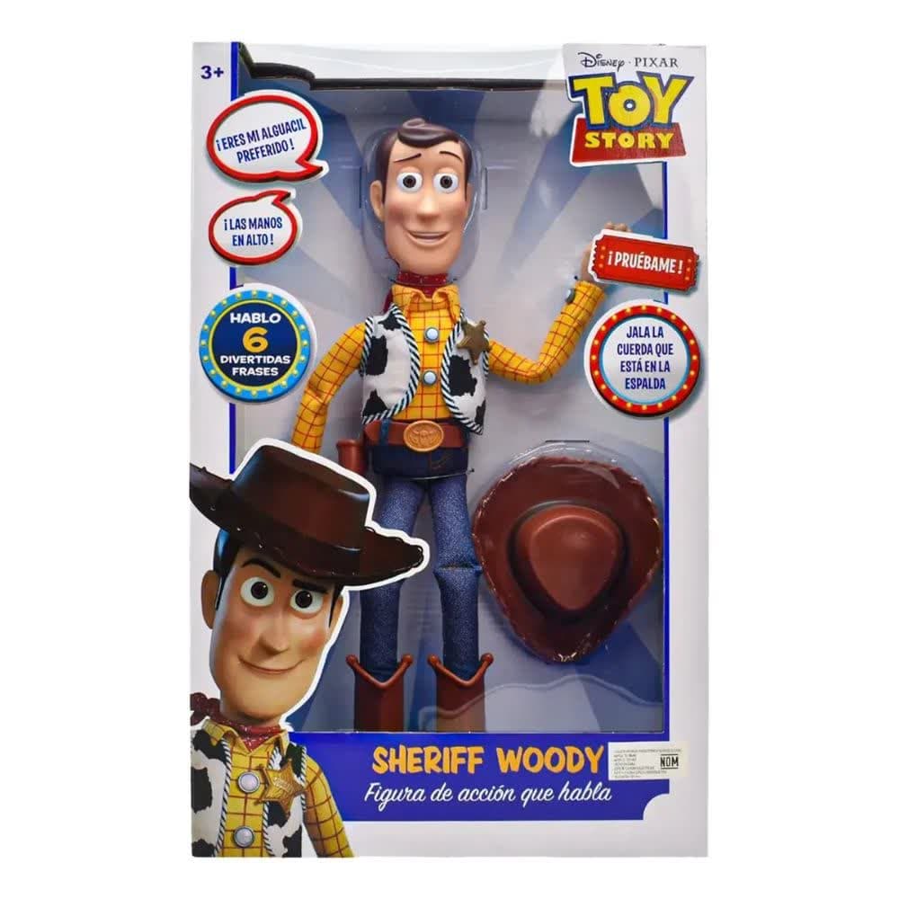 Sheriff Woody · figura de acción que habla 40 cm (6 frases, cuerda en espalda)