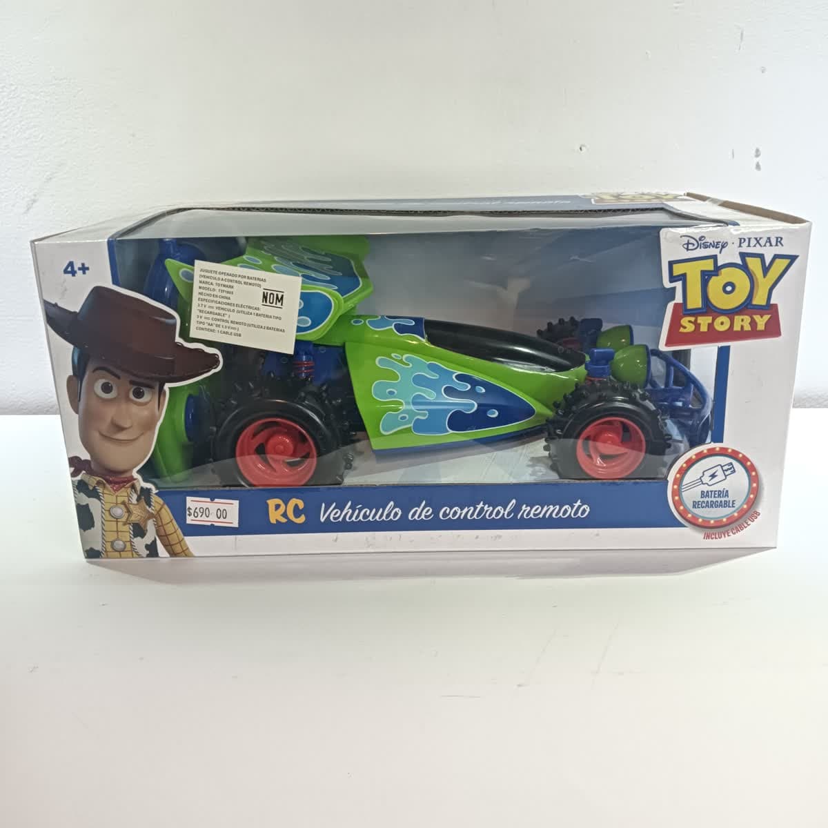 RC Vehículo de control remoto 24 cm · batería recargable USB (Toy Story)