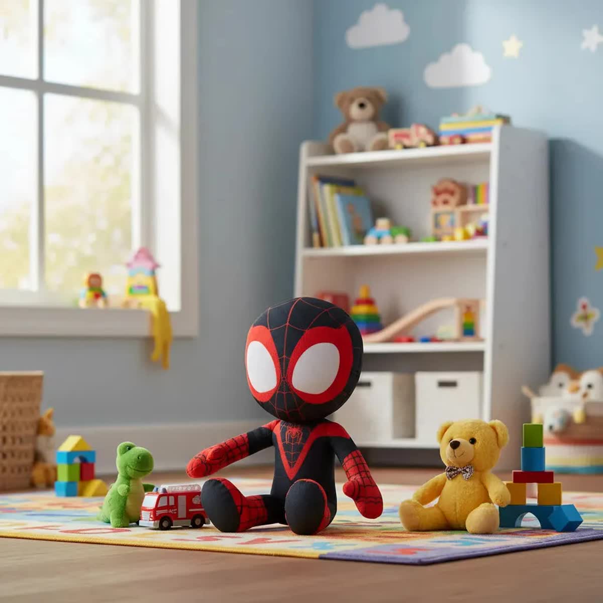 Miles Morales · Peluche Interactivo (Spidey and His Amazing Friends)