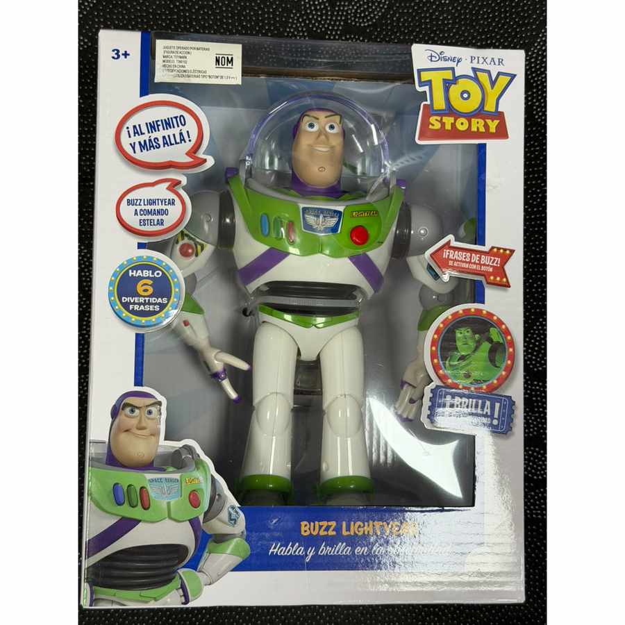 Buzz Lightyear · habla · luces · alas · 23 cm (T380152)